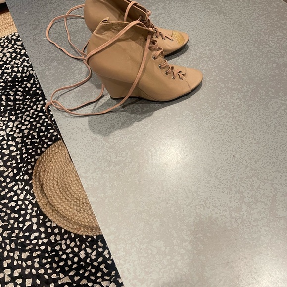 Beautiful, never-worn lace up boots from Joie. - Picture 2 of 3